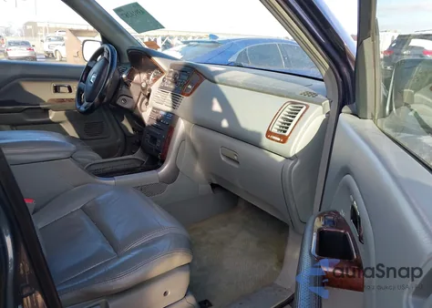 2005 Honda Pilot Ex-L из США, поврежденный, VIN 2HKYF18505H519518